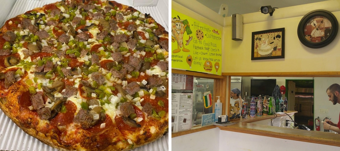 Guy's Pizza Menu